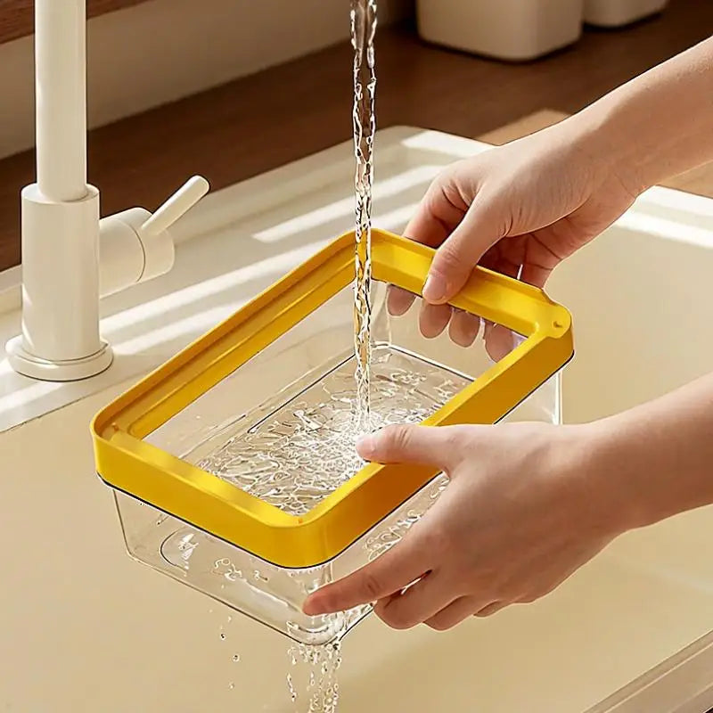 1PC Butter Cutter Storage Box Airtight Cheese Butter Keeper Container with Cutting Grid for Refrigerator Fresh Keeping