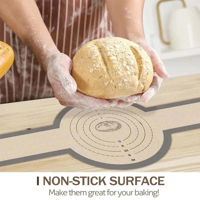 Silicone Bread Sling Dutch Oven Liner Non-Stick Easy Clean Reusable Bread Baking Mat Easy to Transfer Sourdough Bread