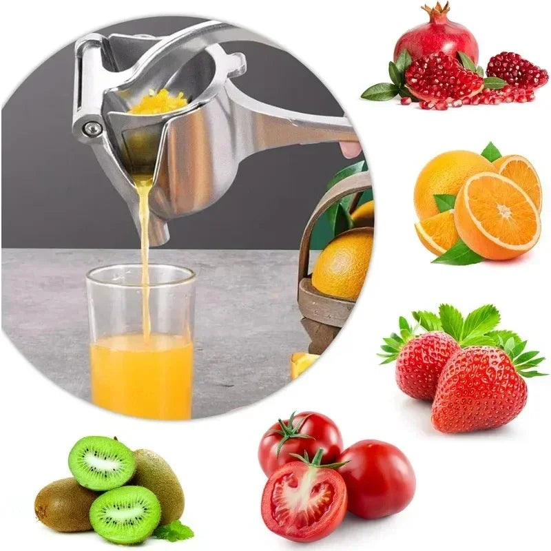 Manual Juice Squeezer Aluminum Alloy Hand Pressure Juicer Pomegranate Orange Lemon Sugar Cane Juice Kitchen Bar Fruit Tools Acce