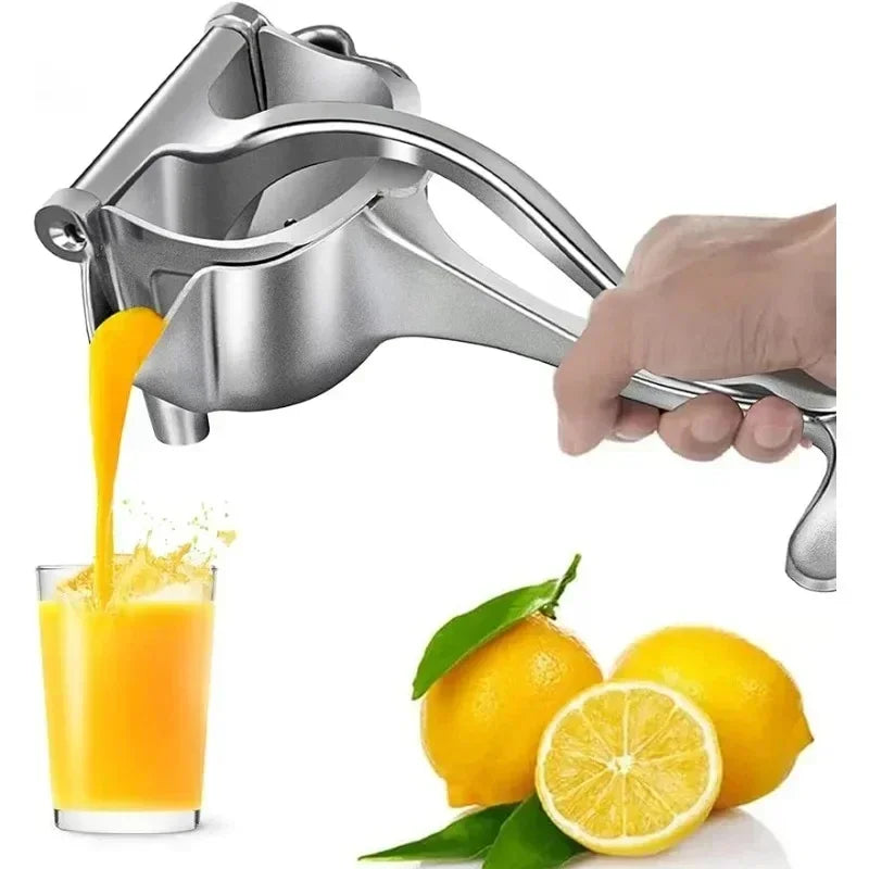 Manual Juice Squeezer Aluminum Alloy Hand Pressure Juicer Pomegranate Orange Lemon Sugar Cane Juice Kitchen Bar Fruit Tools Acce