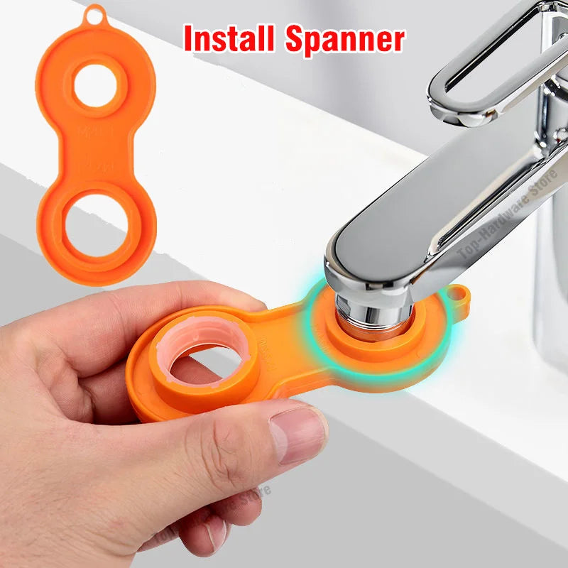 Dual Mode 1440° Rotation Faucet Aerator Splash Kitchen Tap Extend Water Nozzle Faucet 22/24mm Adaptor Faucet Bubbler Robotic Arm